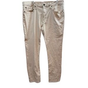Goodfellow & Co Mens 38x32 Slim Fit Total Flex Jeans Cream Off-White 5-Pkt